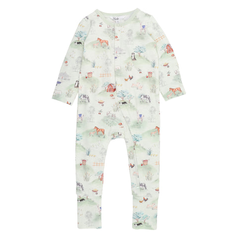 BEBE HUNTER ORGANIC LS ZIPSUIT