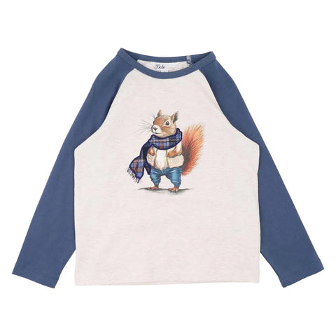Bebe HUNTER SQUIRREL LS TEE 3-5 YRS