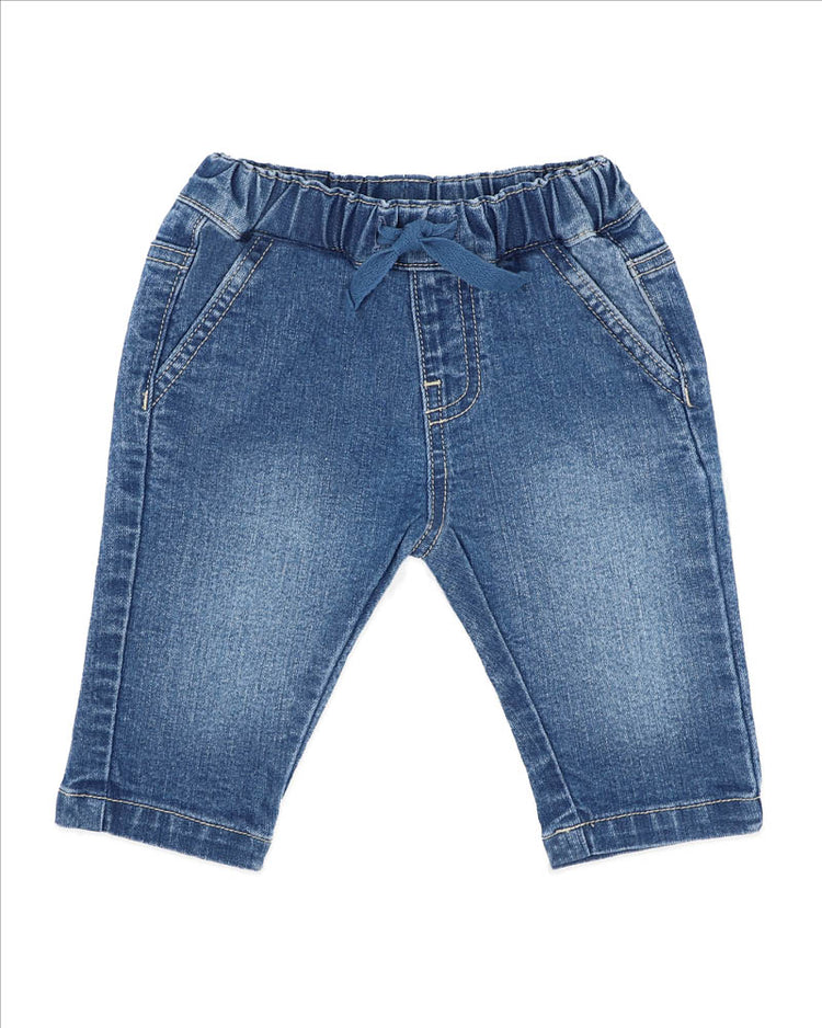 BEBE HUNTER DENIM PULL ON JEANS