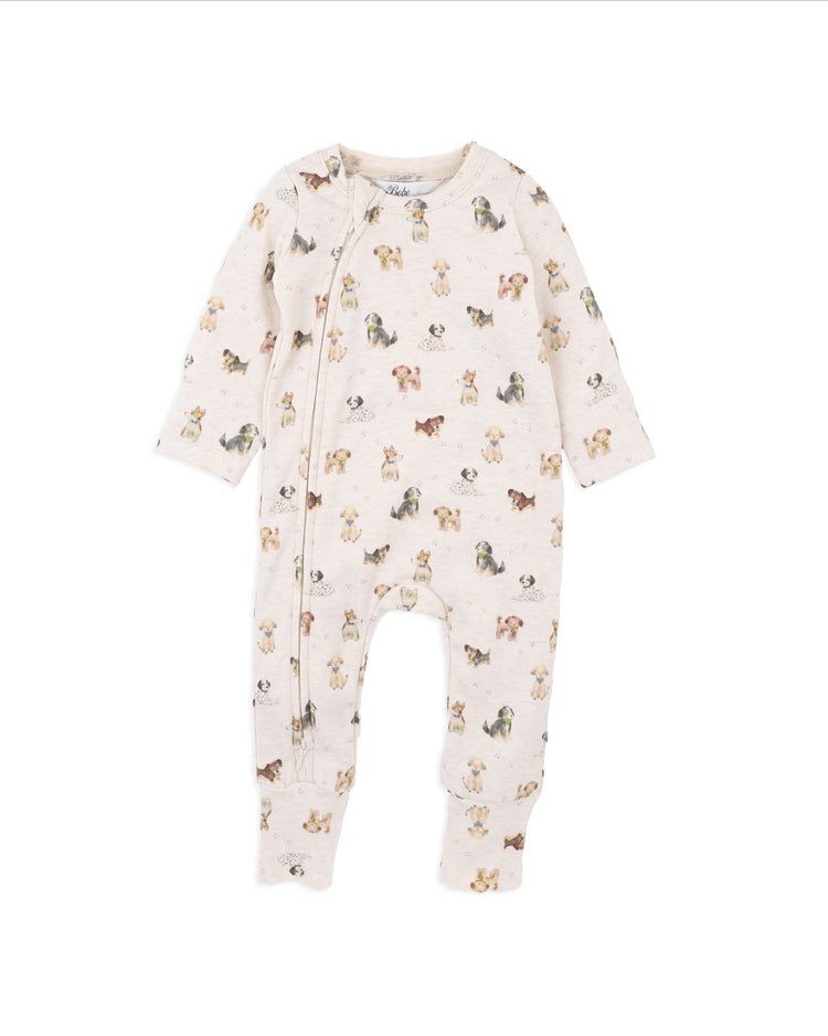 BEBE OTTO ORGANIC LS ZIPSUIT