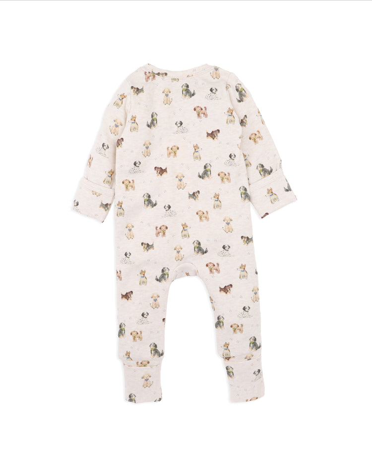 BEBE OTTO ORGANIC LS ZIPSUIT