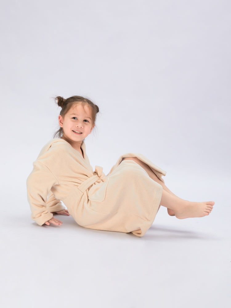 Seasnail Bathrobe For Kids-Beige