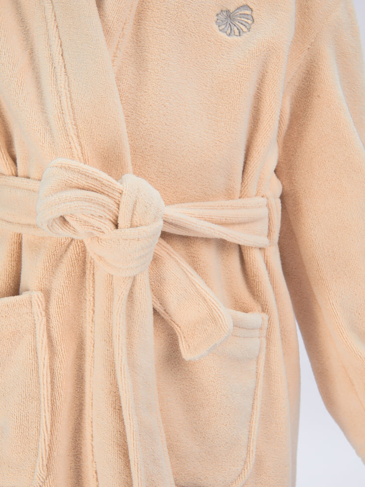 Seasnail Bathrobe For Kids-Beige