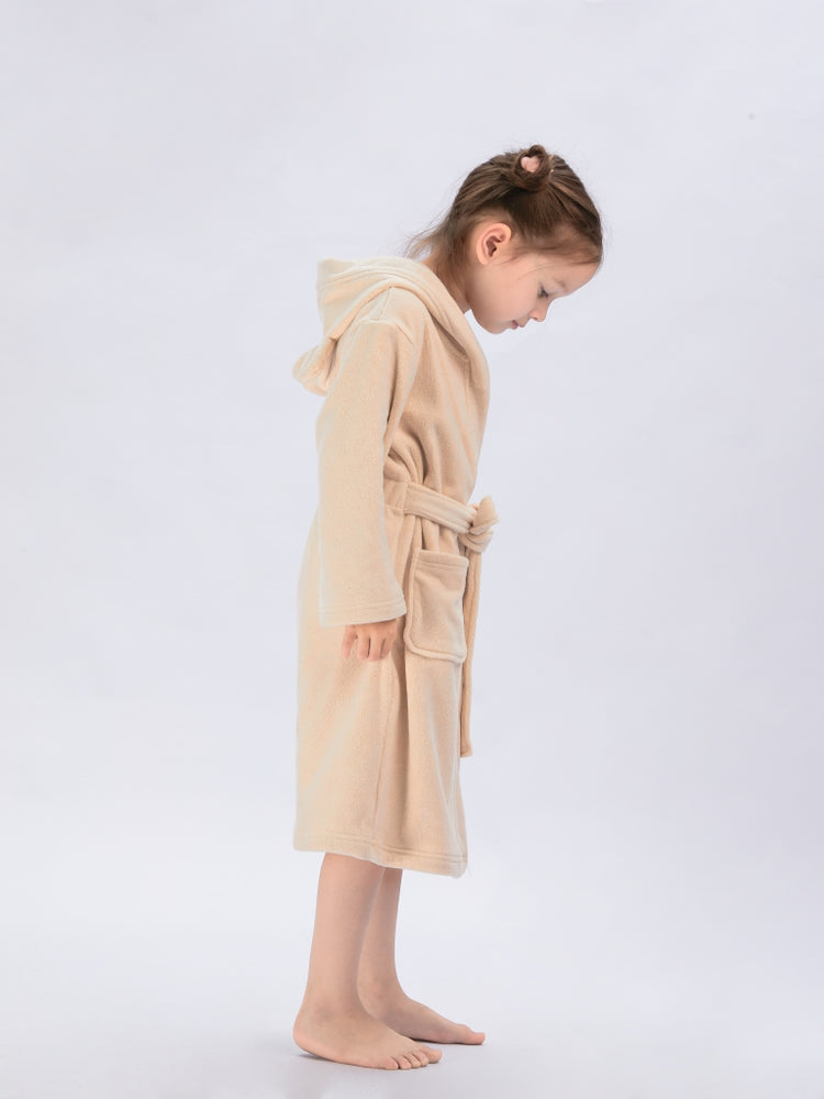 Seasnail Bathrobe For Kids-Beige