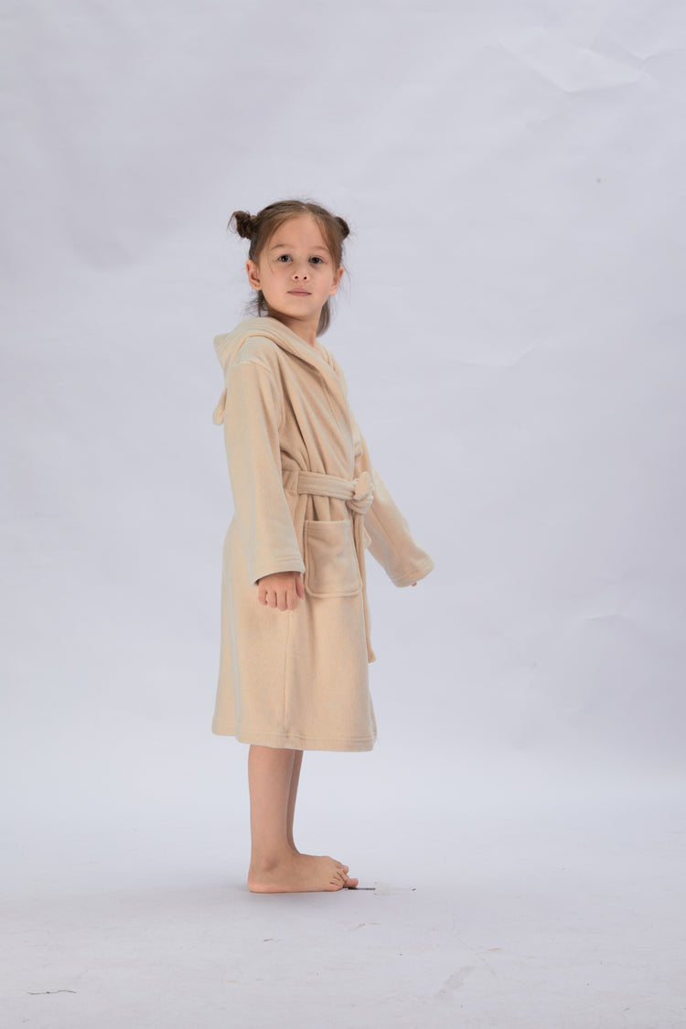 Seasnail Bathrobe For Kids-Beige