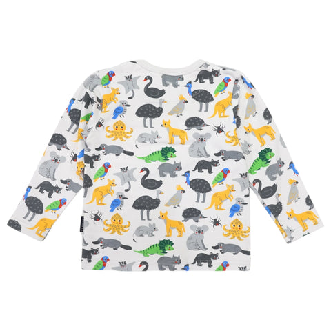 Korango Australian Animal Tee Grey