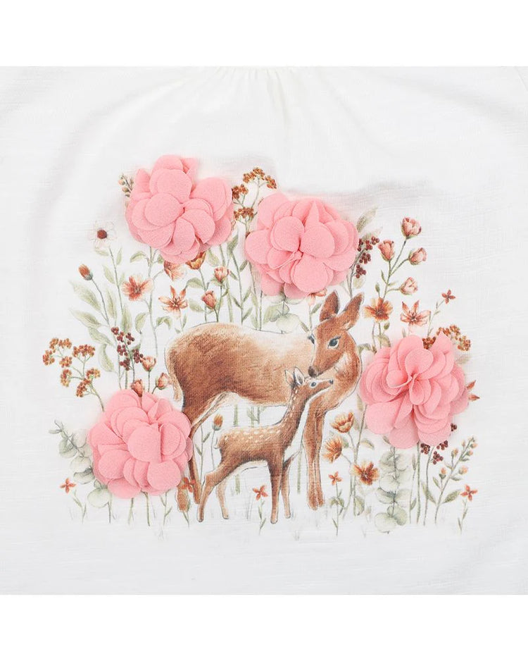 BEBE FAYE LONG SLEEVE TEE CLOUD