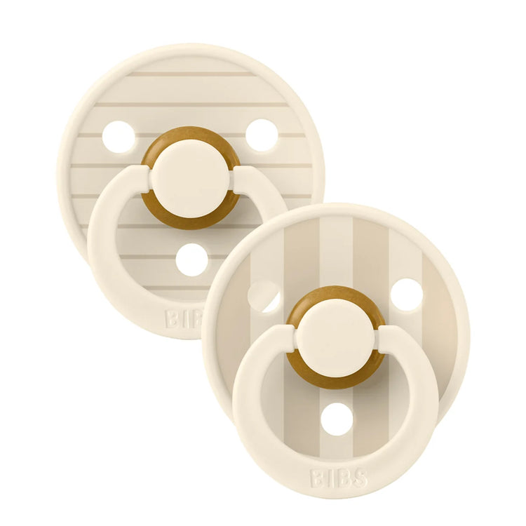 BIBS Dummies Studio, Pin Ivory/Vanilla Mix- Size 1