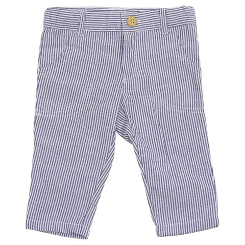 Korango Cables n Class Boy Pants with Suspenciers - Navy/White Strips