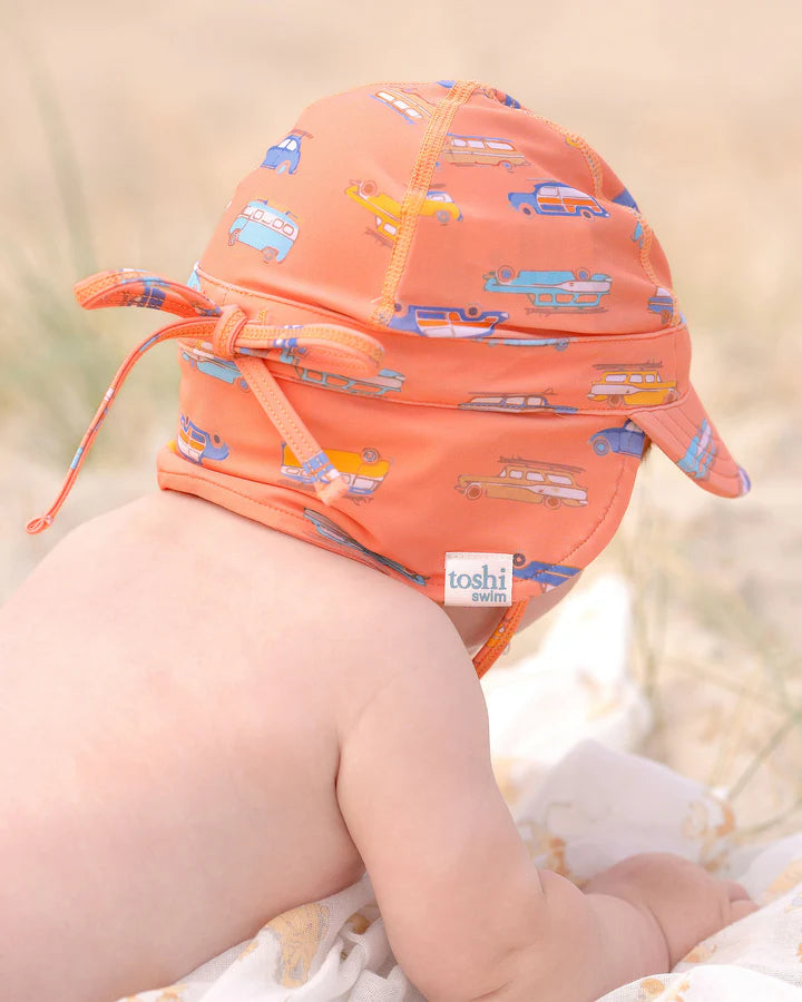 Toshi Swim Baby Flap Cap Classic/Surfs Up
