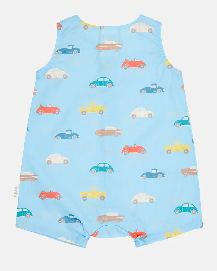 Toshi Romper Banjo /Fast Lane Cyan