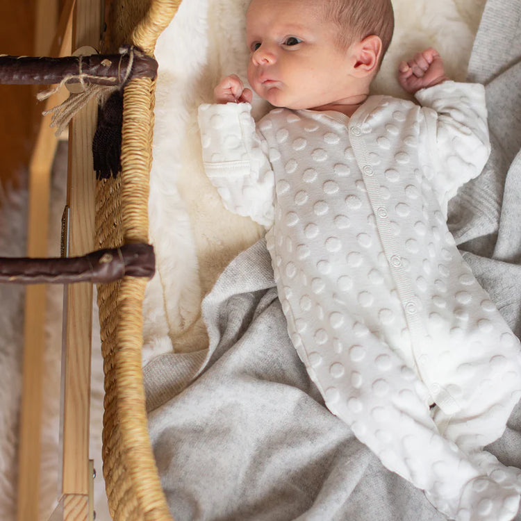 BEBE CLOUD SPOT LS ROMPER