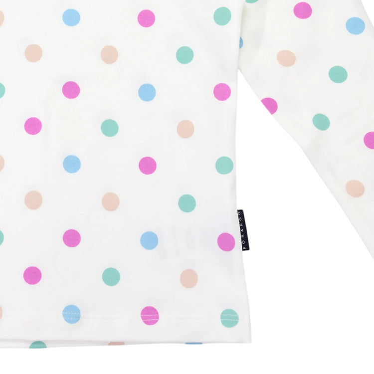KORANGO Polkadot Tee Cream