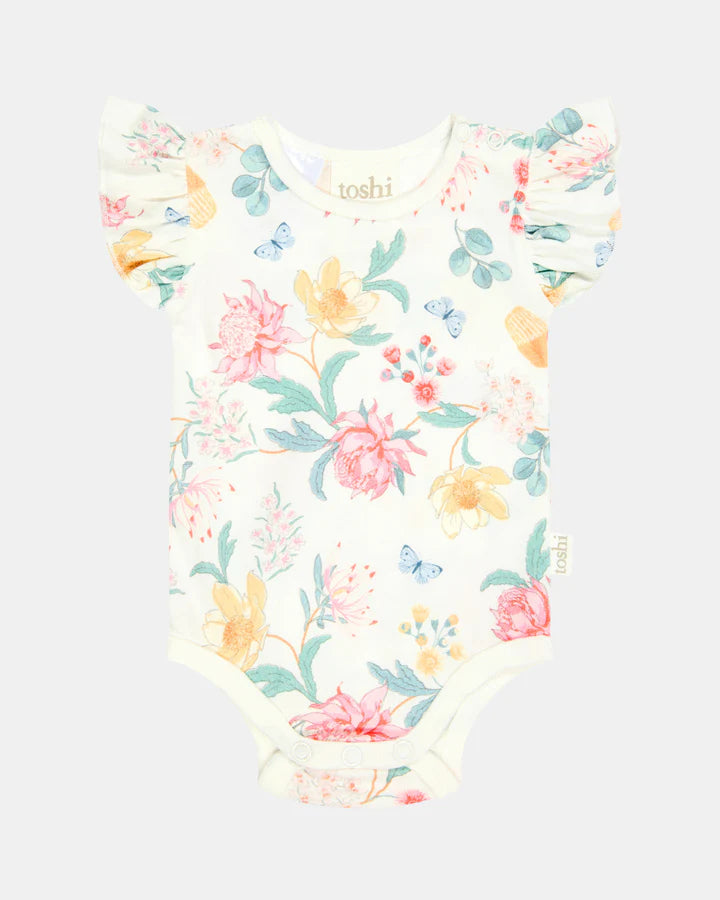 Toshi Onesie S/S Matilda /Waratah Dawn