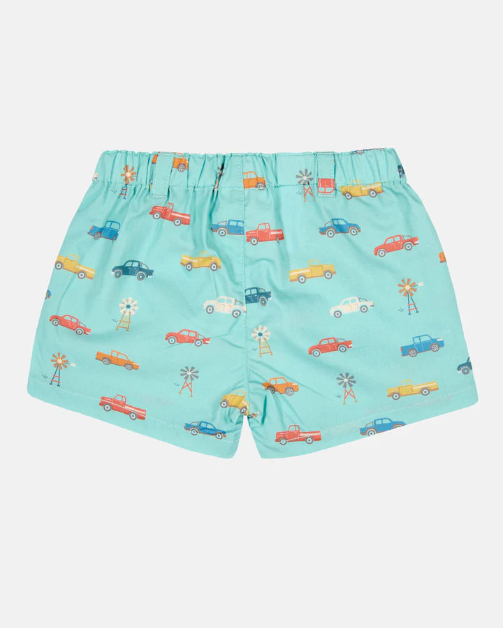 Toshi Baby Shorts Banjo /Utes Teal