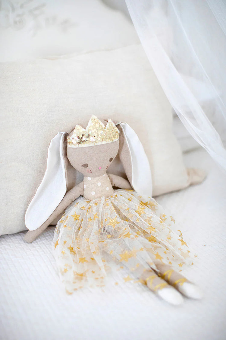 Alimrose Billie Princess Bunny 43cm Gold