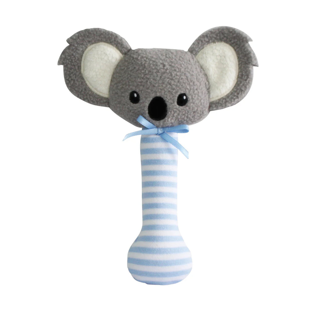 Alimrose Baby Koala Stick Rattle Blue