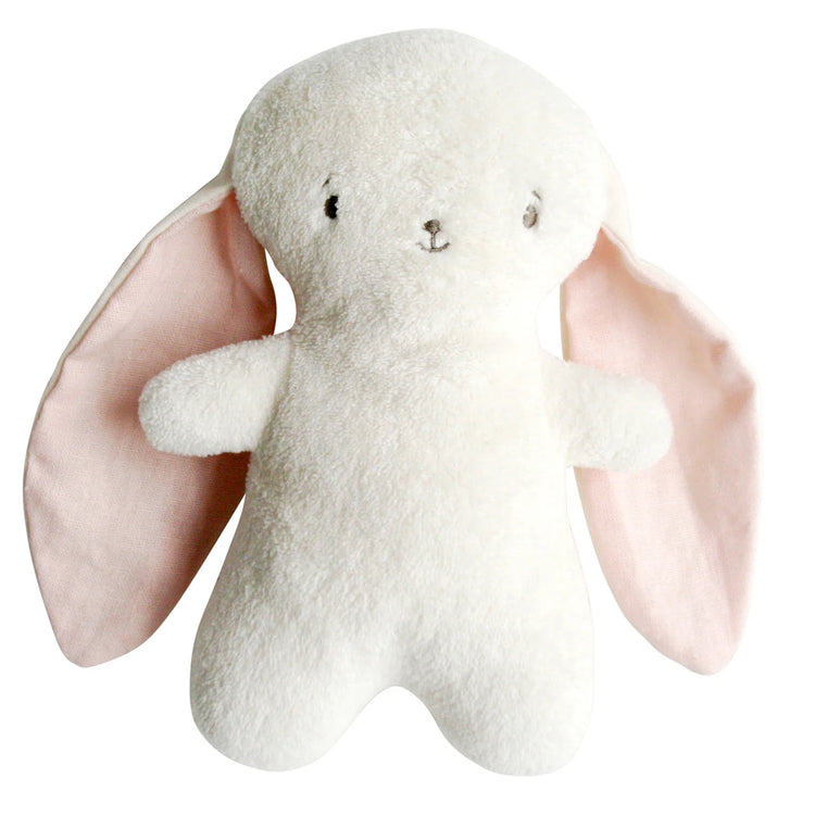 Alimrose Bobby Snuggle Bunny 20cm Pink Linen