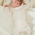 BEBE PINK POINTELLE LS BODYSUIT