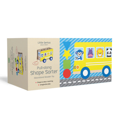 Little Genius Play & Learn - Pull-along Shape Sorter