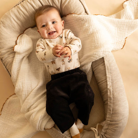 BEBE OTTO ORGANIC LS BODYSUIT