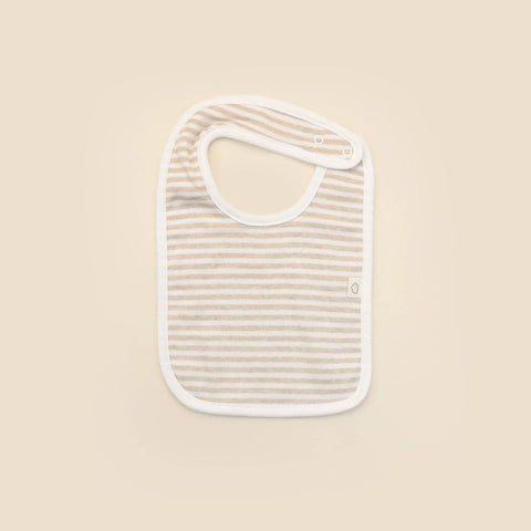 Lummi in Colour ORGANIC COTTON BIB - OAT STRIPES