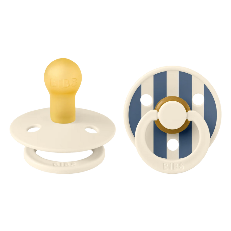 BIBS Dummies Studio, Ivory/Steel Blue Mix- S1