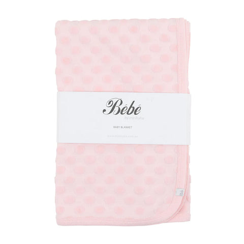 Bebe PINK SPOT LAYETTE BUNNY RUG