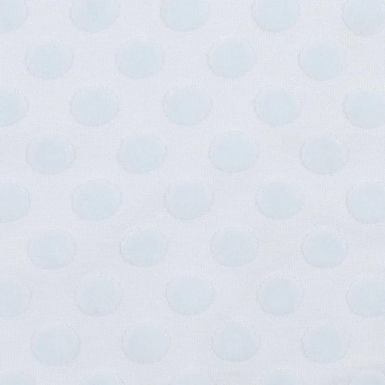 BEBE BLUE SPOT LS ROMPER