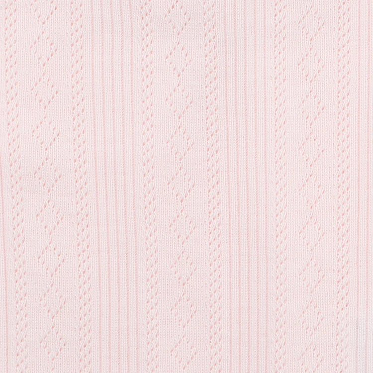 BEBE PINK POINTELLE LS BODYSUIT