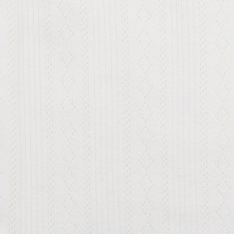 BEBE CLOUD ORGANIC POINTELLE LS TEE