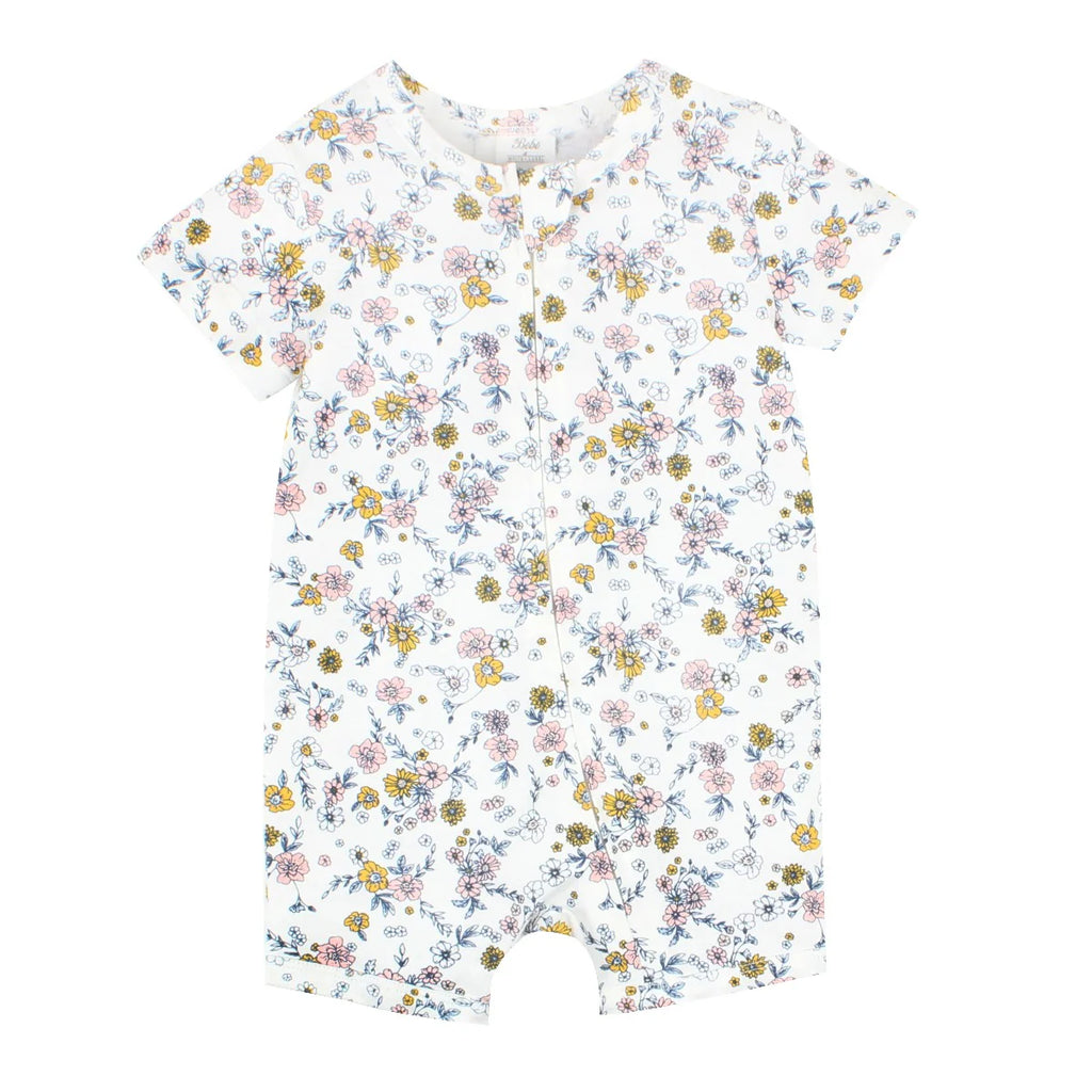 BEBE MAE ORGANIC SHORT SLEEVE ROMPER