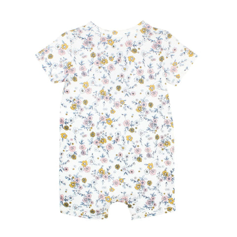 BEBE MAE ORGANIC SHORT SLEEVE ROMPER