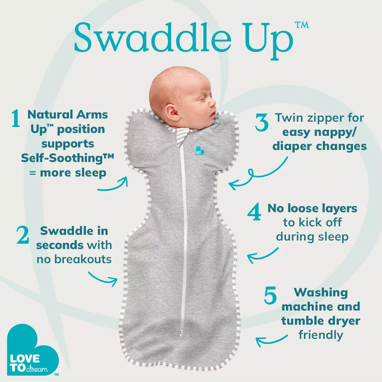 LOVE TO DREAM 0.2 TGO BAMBOO LITE SWADDLE UP LIMITED EDITION-OCEAN