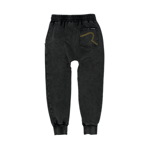 Rock Your Kid Track Pants - Black Wash (Size 2-12)