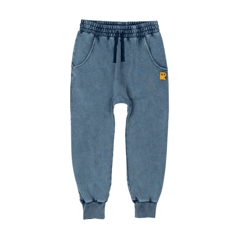 Rock Your Kid Track Pants - Blue Wash (Size 2-12)
