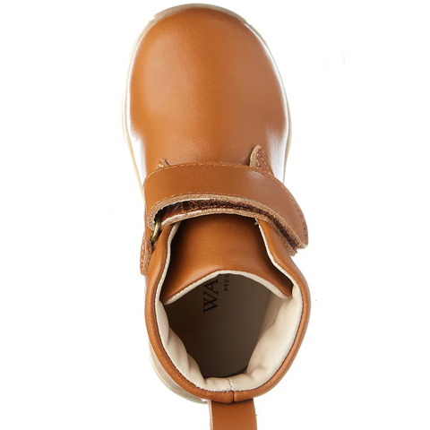 WALNUT ROVER LEATHER STRAP BOOT - TAN