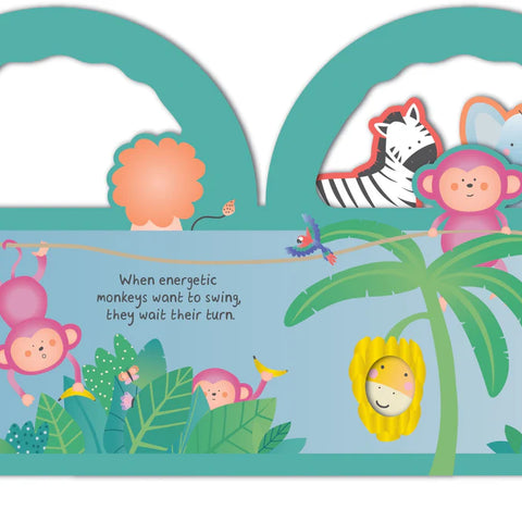 Baby's World - Peek-a-Boo Handle Book - We Can Say Please