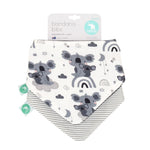 ALL4ELLA Bandana Bibs 2pk -  Koala Grey