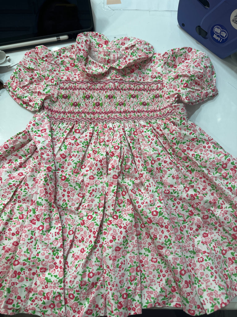 Meleze Hand Smocked Dress PG04 6-18M