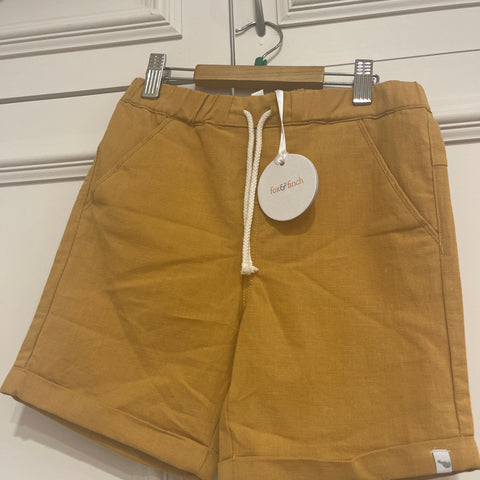 Fox & Finch Boys Rahh Woven Short - Yellow