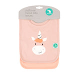 ALL4ELLA Pullover Head Bib 2pk - Unicorn/Bunny