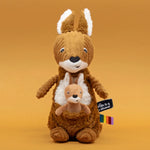 Les Ptipotos Allezou the Kangaroo, Mum & Baby - Brown Sugar