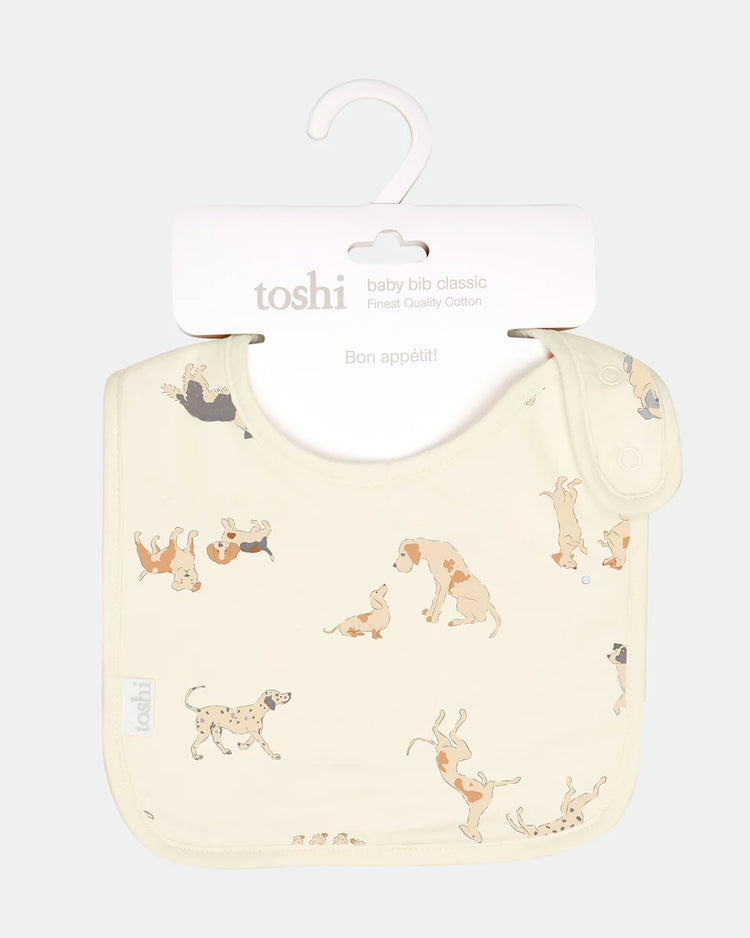 Toshi Baby Bib Classic Puppy Love