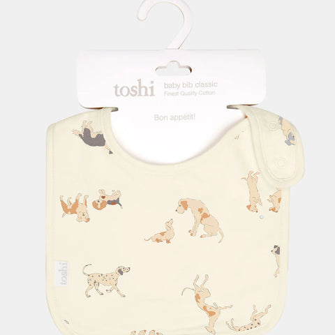 Toshi Baby Bib Classic Puppy Love