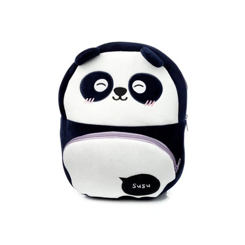 Korimco Adoramals 30cm Panda Backpack Kids Child Toddler Travel School Animal Plush Bag