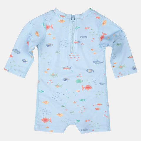 Toshi Swim Baby Onesie L/S Classic- Reef
