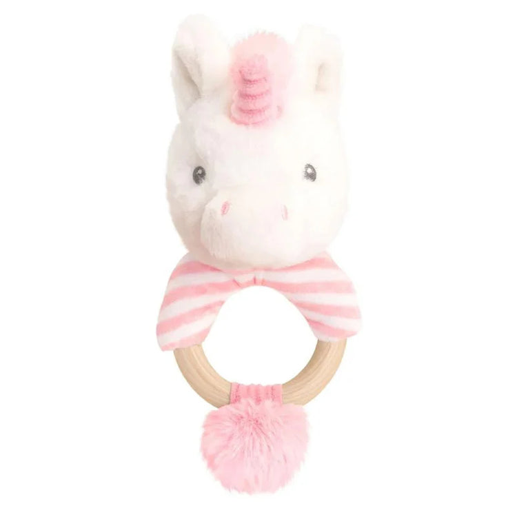 Keel Toys Keeleco Baby Unicorn Ring Rattle