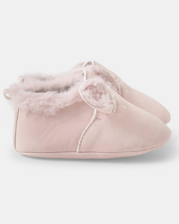 Walnut Bunny Bootie - Pink