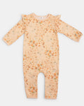 May Gibbs x Walnut May Gibbs Scout Frill Onesie - Peach Floral size:1